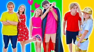 ПОМЕНЯЛИСЬ ПАРНЯМИ на 24 ЧАСА! У КОГО ТЕПЕРЬ ЛЮБОВЬ В ШКОЛЕ?