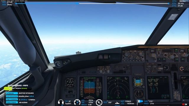 BOEING 737: Vancouver - Anchorage -- VATSIM -- MSFS смотреть онлайн