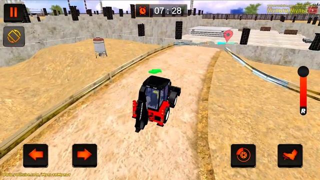 City Road Construction 3D - Railroad Bridge Building - Android GamePlay смотреть онлайн