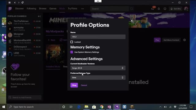 Twitch Install Vanilla Minecraft - No Forge Modloader смотреть онлайн