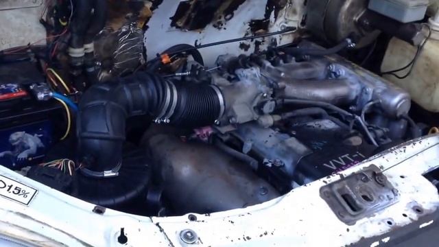 Установка двигателя 1JZGE на Газель