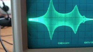 АЧХ  на осциллографе при помощи генератора FY6600