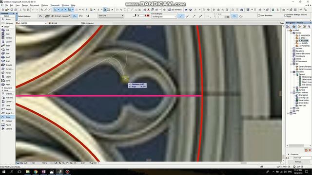 Archicad tutorial: how to make a gothic round window смотреть онлайн