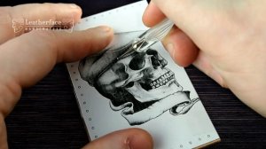 Секреты тиснения на коже по шагам Шаг 1 | Тиснение на коже | Работа с кожей