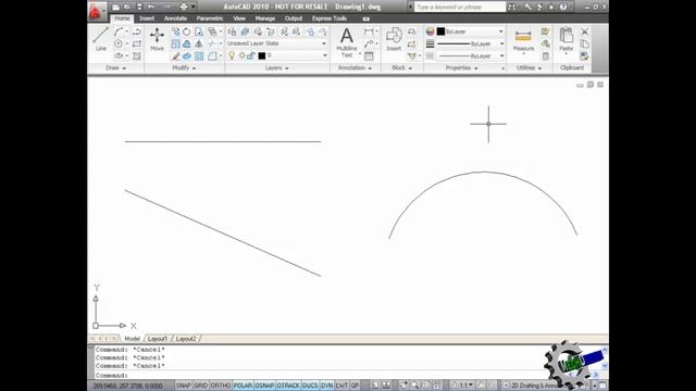 AutoCAD 2010 Tutorials - Part 1 Introduction смотреть онлайн