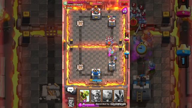 CLASH ROYALE 5 уровень против 8! Бомбит!!! смотреть онлайн