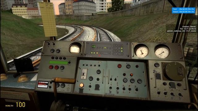 Garry's Mod. Metrostroi. Малиновая линия смотреть онлайн