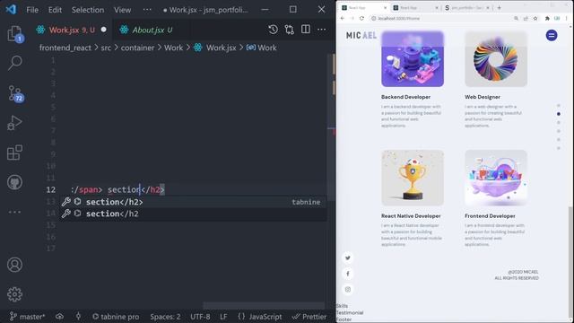 Build and Deploy a Fullstack Responsive Portfolio Website | ULTIMATE Step By Step Tutorial 2023 смотреть онлайн
