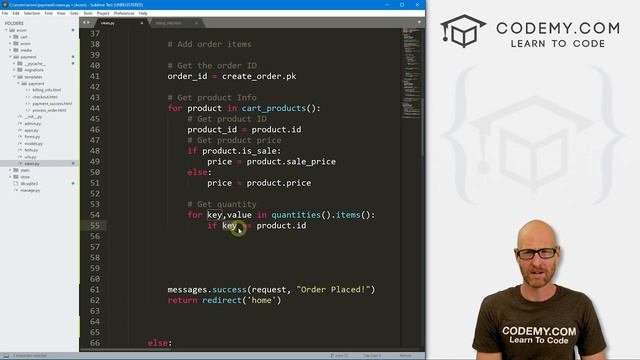 36. Attach Order Items - Django Wednesdays ECommerce 36 смотреть онлайн