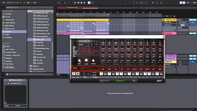 Boom VST/AU/Plugin | Air Music | How To Make a Beat (Beats) Tutorial | 808 909 CR78 606 смотреть онлайн