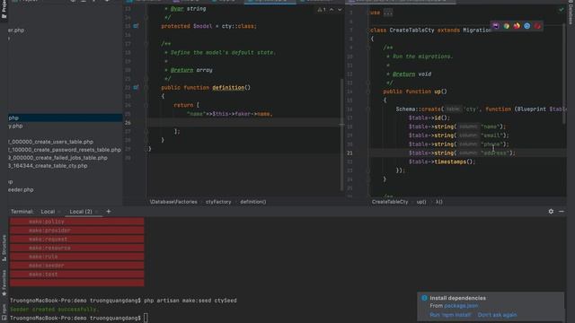 Cách facker dữ liệu trong laravel php bằng seed смотреть онлайн