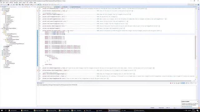 TUTORIAL: coordinate in triangle. processing / java смотреть онлайн