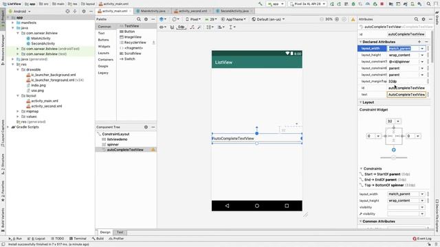 spinner|Autocomplete|mulitautocomplete Textview смотреть онлайн