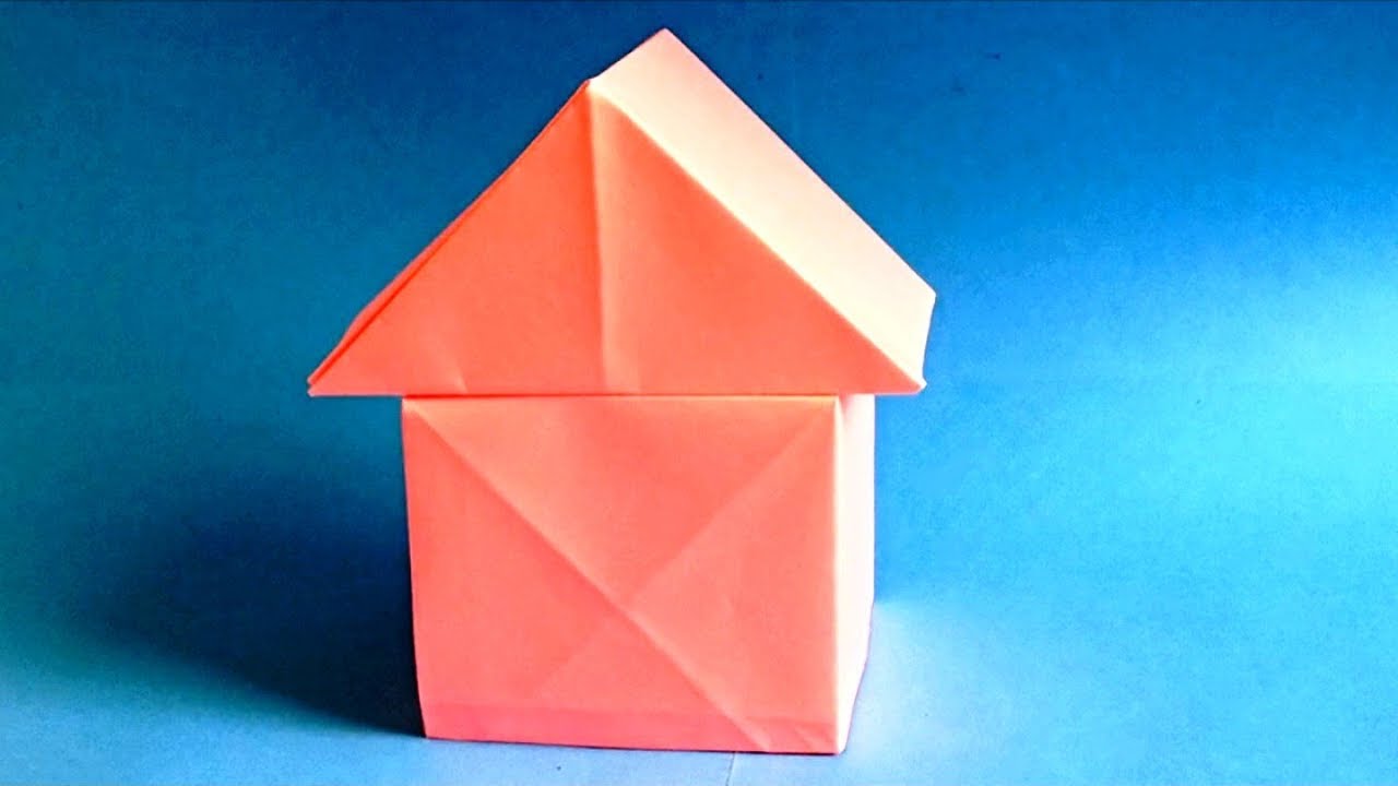 Как сделать домик из бумаги своими руками. Оригами домик из бумаги. How To Make a Paper House смотреть онлайн
