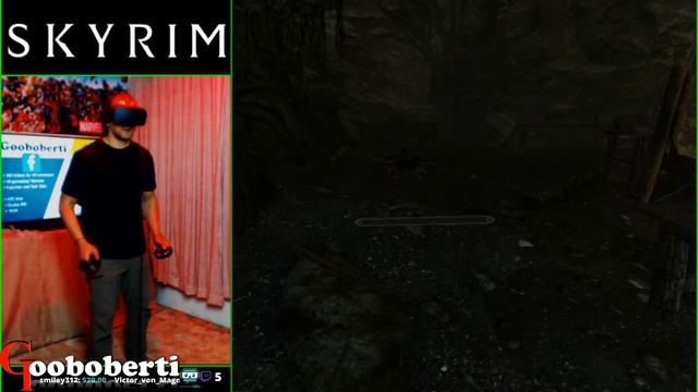 Clearing the Bandit Cave - Skyrim VR (Oculus Rift) смотреть онлайн
