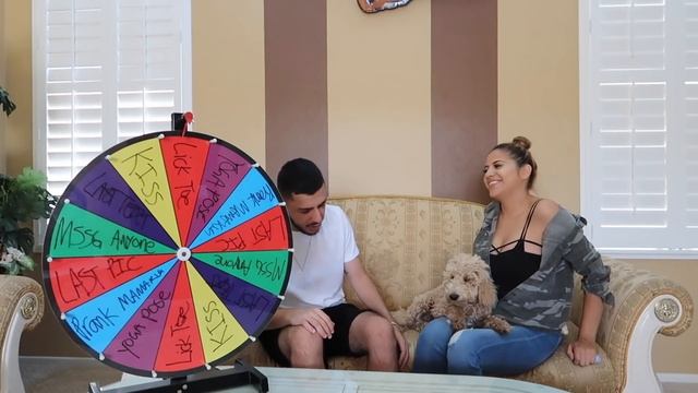 EX-COUPLE PLAYS AWKWARD SPIN THE WHEEL GAME! смотреть онлайн