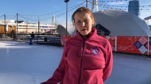 Элементы фигурного катания. Дуги назад-наружу и назад-внутрь.