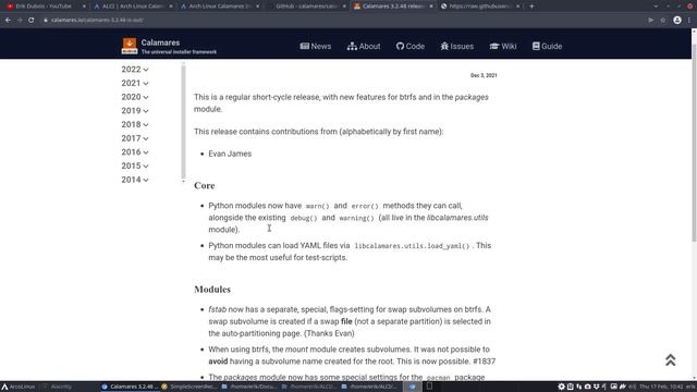 ArcoLinux : 2637 ALCI - Keeping the project up to date - Calamares - config - best practices - 1/2 смотреть онлайн
