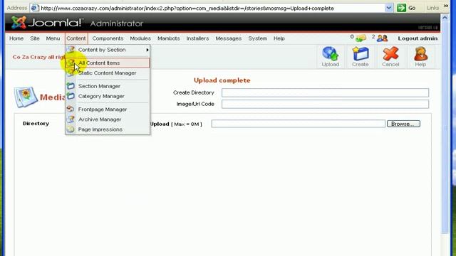 Joomla uploading and inserting images смотреть онлайн