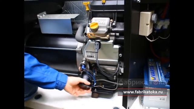 Компоновка газового генератора GENERAC 7-13 кВт смотреть онлайн