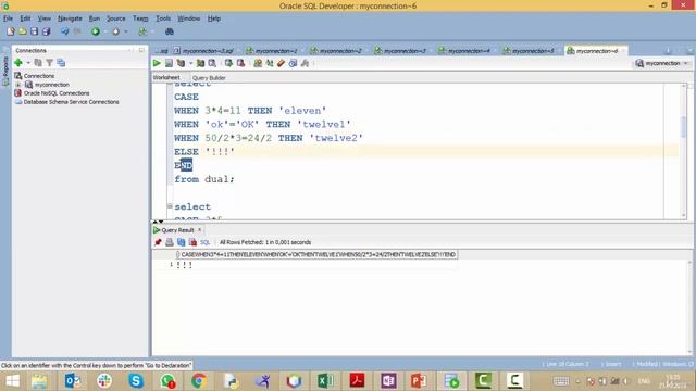 62 Searched CASE/ SQL для начинающих с нуля до сертификата Oracle смотреть онлайн