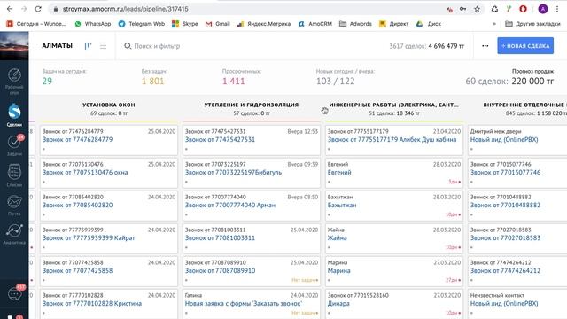Статусы в AmoCRM Какие есть статусы? И куда нужно направить сделку смотреть онлайн