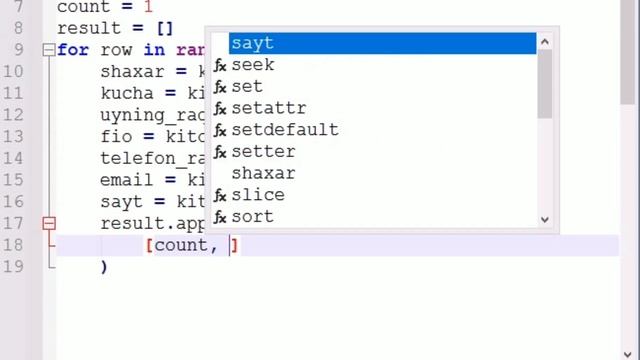 Python dasturida Excel bilan ishlash смотреть онлайн