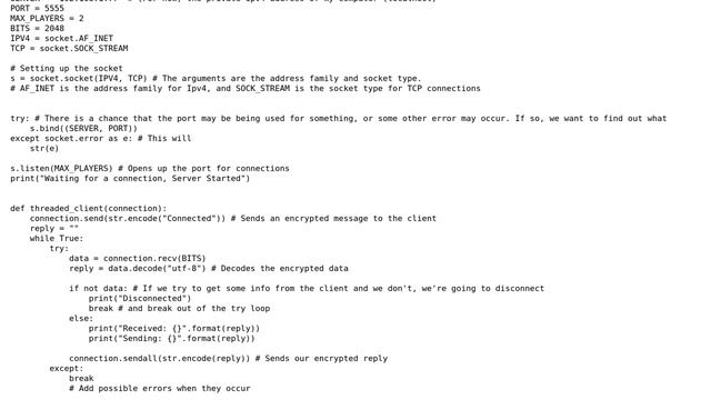 Python Socket Module Error: WinError 10057 смотреть онлайн