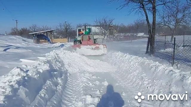 чистим снег трактор т 150 2021