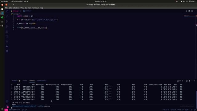 Pandas Tutorial | Como converter um dataframe em uma lista смотреть онлайн