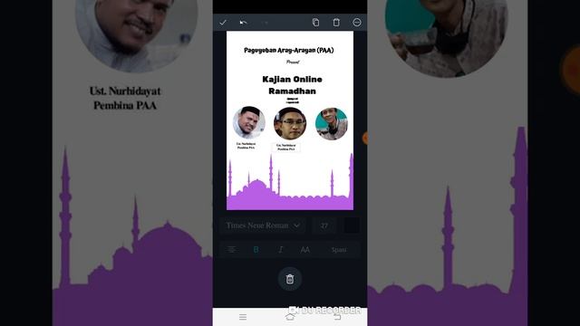 Tutorial Canva #2 Membuat Poster Acara cukup dari Smartphone смотреть онлайн