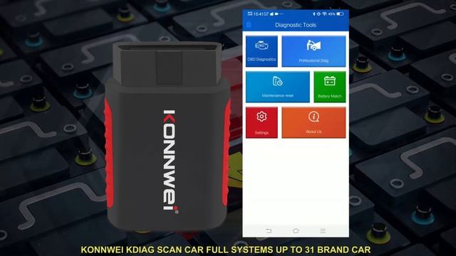 konnwei factory ： KONNWEI KDIAG Mini OBD2 Scanner Diagnostic Tool Bluetooth смотреть онлайн