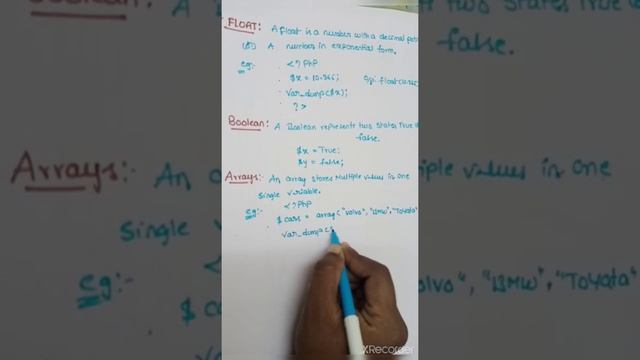 DIFFERENT DATA TYPES IN PHP//PART-5 смотреть онлайн