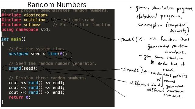 38 - How to generate random numbers in c++ смотреть онлайн