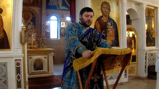 Проповедь диакона Димитрия об Иверской иконе Божьей Матери (26.10.19) смотреть онлайн