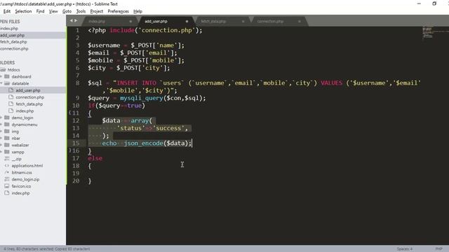 Datatable server side processing CRUD Operations , Bootstrap 5 , PHP MYSQL AJAX смотреть онлайн