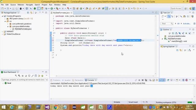 dateFormat in java смотреть онлайн
