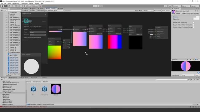 Unity Tutorial | Glowing Texture With Shader graph HDRP смотреть онлайн