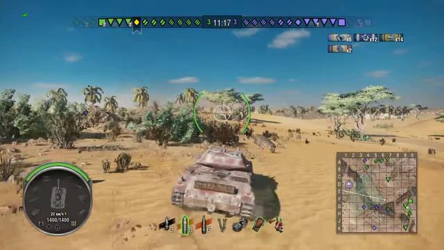 World of Tanks PS4 Spähpanzer Ru 251 убираю фугасы из БК смотреть онлайн