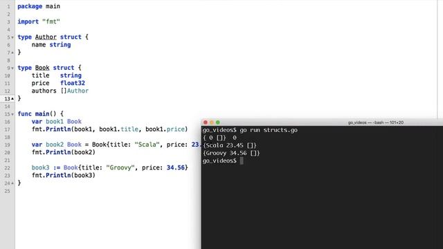 Struct in Go Lang - Part I (Music Only) смотреть онлайн