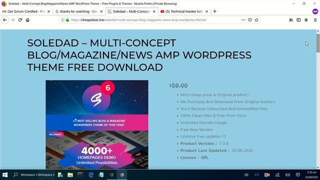 Soledad – Multi-Concept Blog/Magazine/News AMP WordPress Theme Free Download смотреть онлайн