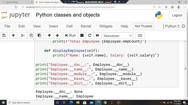 Python classes and objects смотреть онлайн
