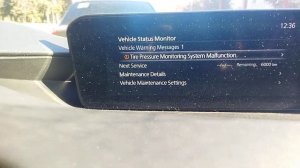 Mazda 3 BP сброс индикации сервисного интервала обслуживания