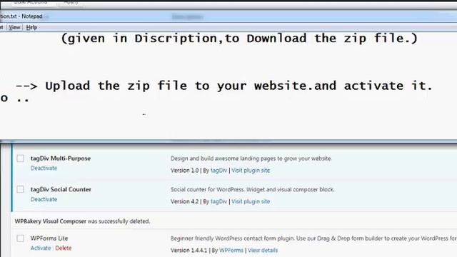 WPBakery Visual Composer Activation (Plugin price $349 = Free) смотреть онлайн