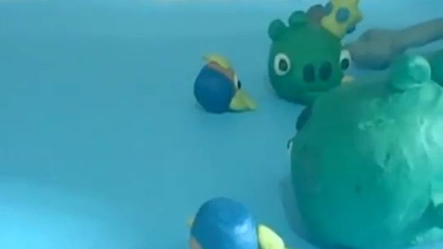 Angry birds space clay models-the pig dipper. смотреть онлайн