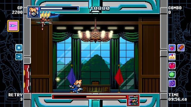 Mighty Gunvolt Burst - All Bosses and Ending (Gunvolt Side) смотреть онлайн