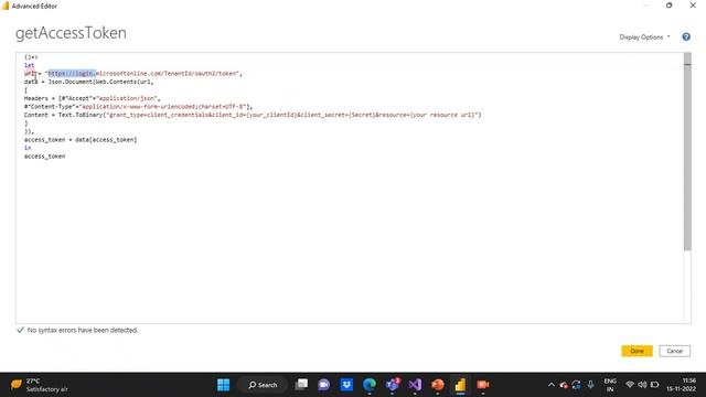 Generating Access Token in Power BI Using Client Credential Flow смотреть онлайн