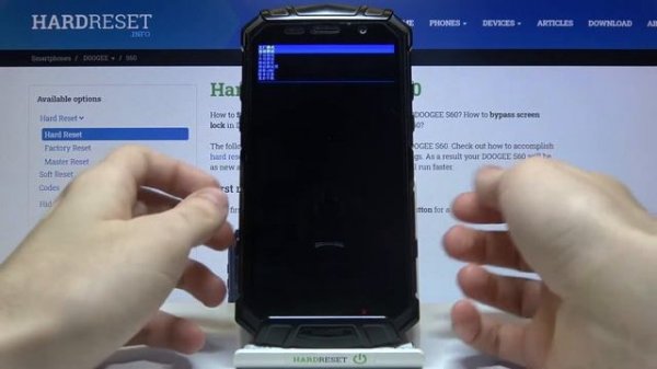 How to Hard Reset DOOGEE S60 – Wipe Data by Factory Mode