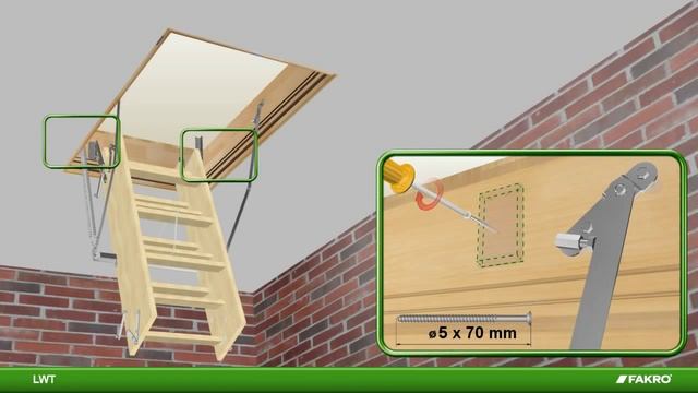 Монтаж чердачной деревянной лестницы. смотреть онлайн