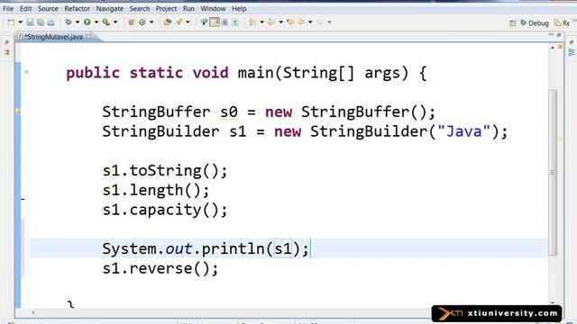 Universidade XTI JAVA 060 Stringbuffer e Stringbuilder смотреть онлайн